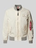 Alpha Industries Bomberjacke mit Label-Badge Offwhite