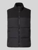 JACK & JONES Weste mit Stehkragen Modell 'RAZE' Black