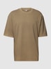 REVIEW T-Shirt mit unifarbenem Design Schilf