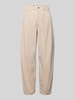 Christian Berg Woman Stoffhose mit Eingrifftaschen Sand