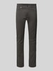 BOSS Slim fit broek van katoenmix, model 'DELAWARE' Antraciet
