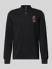 Polo Ralph Lauren Classic Fit Poloshirt mit Label-Stitching Black