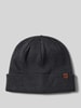 Barts Beanie van viscosemix, model 'WILLES' Antraciet
