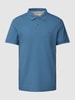 s.Oliver RED LABEL Poloshirt in unifarbenem Design Hellblau