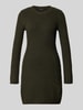 VERO MODA Regular Fit Strickkleid mit Rundhalsausschnitt Modell 'JOSANNA' Dunkelgruen