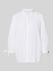 Christian Berg Woman Regular fit blouse met 3/4-mouw en knoopdetails Wit