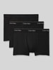 Calvin Klein Underwear obcisłe bokserki o kroju regular fit z mieszanki bawełny w zestawie 3 szt. Czarny