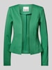 ICHI Slim fit blazer met deelnaden, model 'KATE' Groen