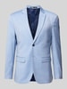 SELECTED HOMME Slim Fit 2-Knopf-Sakko mit Pattentaschen Modell 'CEDRIC' Hellblau