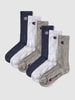 CHAMPION Sokken met logostitching in een set van 6 paar Marineblauw