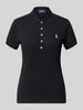 Polo Ralph Lauren Slim Fit Poloshirt aus Baumwoll-Mix Black