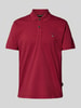 Napapijri Regular Fit Poloshirt mit Label-Stitching Modell 'elbas' Bordeaux