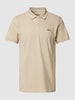 s.Oliver RED LABEL Poloshirt met logostitching Zand