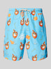 MC2 Saint Barth Badehose mit Tunnelzug Modell 'LIGHTING' Bleu