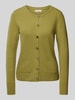 Christian Berg Woman Strickjacke mit aufgesetzten Eingrifftaschen Grass