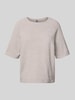 Pieces Regular fit T-shirt met raglanmouwen, model 'BREE' Taupe gemêleerd