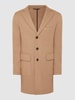 House of Paul Rosen Wollmantel aus Schurwollmischung  Camel