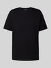Jack & Jones T-shirt met labeldetail, model 'ORGANIC' Zwart