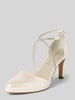 Tamaris Pumps in metallic mit Strasssteinbesatz Offwhite