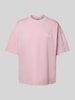 Carhartt Work In Progress T-shirt z prążkowanym okrągłym dekoltem Różowy
