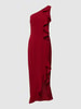 Paradi Avondjurk met one shoulder-band Rood