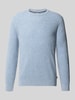 Brax Pullover aus Woll-Kaschmir-Mix Modell 'Rick' Hellblau