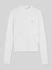 Tommy Hilfiger slim fit shirt met lange mouwen van puur katoen Ecru