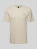 Only & Sons Slim Fit T-Shirt mit Motiv-Print Modell 'BASIC' Beige