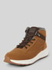 Tommy Hilfiger Ledersneaker mit Label-Patch Modell 'WARM NUBUCK' Cognac