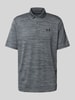 Under Armour Regular fit poloshirt met logo en knoopsluiting Middengrijs