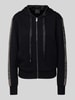 Guess Sweatjacke mit Tunnelzug Black