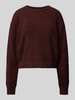 Calvin Klein Underwear Sweatshirt mit Rundhalsausschnitt Modell 'PLUSH' Dunkelbraun