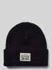 Levi's® Beanie met labelpatch, model 'BACKPATCH' Zwart