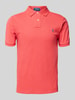 Polo Ralph Lauren Poloshirt mit Label-Stitching Rot