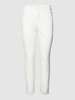 Brax Jeans met labelpatch Wit