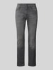 MAC Slim Fit Jeans mit Knopfverschluss Modell "ARNE PIPE" Hellgrau
