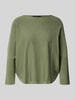 someday. Gebreide pullover van viscosemix model 'Tiraja' Rietgroen