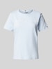 Tommy Hilfiger T-shirt met labelprint Lichtblauw