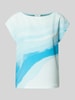 s.Oliver BLACK LABEL T-shirt met kapmouwen Turquoise