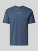 Marc O'Polo T-Shirt mit Label-Print Rauchblau