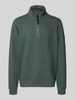 LERROS relaxed fit sweatshirt van katoenmix model 'SELANIK' Kaki
