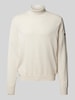 MAERZ Muenchen Strickpullover mit Rollkragen Offwhite