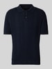 MCNEAL Regular fit poloshirt met korte knoopsluiting Donkerblauw