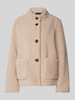 Fuchs Schmitt Jacke mit Teddyfell Offwhite