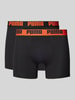 Puma Boxershort met deelnaden in een set van 2 stuks Zwart