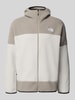 The North Face Kurtka z polaru z kapturem i wyhaftowanym logo Beżowy