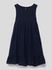 s.Oliver RED LABEL Kleid mit Lochstickerei Marineblau