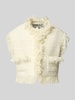 Essentiel Antwerp Comfort Fit Weste mit Viskose-Anteil Modell 'ISHANI-I1SA' Offwhite