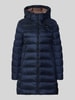 Blauer USA Daunenmantel mit wärmender Füllung Modell 'AGNES' Marine