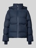 Neo Noir Gewatteerd jack met ritszakken model 'Fox' Marineblauw